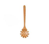 Wooden Spoons for Cooking, Comfortable Grip Wooden Kitchen Utensils Set, Beech Wood Cooking Spatula and Spoon Wooden Kitchen Utensils Nonstick Easy to Clean, Lightweight (12.5 inch Spoon)