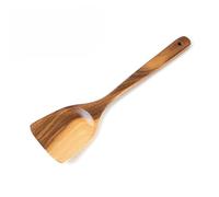 Wooden Spoons for Cooking Natural Acacia Wood Kitchen Utensils Smooth Non-Stick Surface Cooking Utensils Set Soft Comfort-Grip Wooden Utensils for Cooking Spatula Slotted Spoon & Pasta Spoon (02)