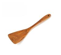 Wooden Spoons for Cooking Natural Acacia Wood Kitchen Utensils Smooth Non-Stick Surface Cooking Utensils Set Soft Comfort-Grip Wooden Utensils for Cooking Spatula Slotted Spoon & Pasta Spoon (06)