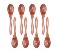 Wooden Spoons, Small Spoons,Mini Tablespoons,Wooden Kitchen Accessories for Hot Chocolate, Honey, Coffee, Tea