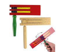 Wooden Spring Ratchet Ratchet Musical Instrument Traditional Music Ratchet for Football Games Mexican Rattle Toy Kids Instruments Portable Exquisite Family Gathering Sports Part