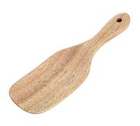 Wooden Spurtle for Cooking, Natural Teak Wood Spatula Nonstick Spreading Cream Utensils for Sourdough Starter Stirring, Mixing, Serving(20.5 * 6 cm)
