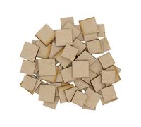 Wooden Squares Multiple Sizes - MDF Craft Shape Blank Decoration Embellishments Laser Cut DoodleTech (Size: 20mm / Pack: 50)