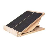 Wooden Squats Slant Board - 40x30cm Adjustable Foot Slant Board, Non-Slip Calf Hamstring Plate | Foldable Exercise B?oard for Ankle Stretching Home Gym Fitness Recovery Training