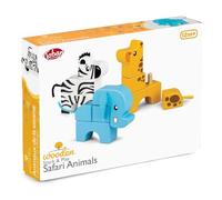 WOODEN STACK AND PLAY SAFARI ANIMALS