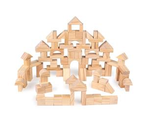 Wooden Stacking Blocks Set for Kids Creative Educational Toy & Fine Motor Skill Practice Developmental Toy for Cognitive Skill