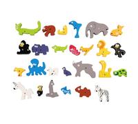 Wooden Stacking Building Blocks Learning Fine Motor Skills Educational Balancing Activity Toy Balance Training for 2 3 4 Year Girls Boys