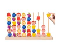 Wooden Stacking Puzzle Toy Sensory Shape Learning Game