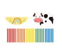 Wooden Stacking Toys - Educational and Fun Wooden Animals, Building Blocks for Children, for Creative Activities in Kindergarten, Primary, Home and Moments