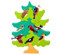 Wooden Stacking Toys Kids Assembled Bird Tree Puzzle Early Educational Toy Cutting Dies For Card Making