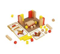 Wooden Stacking Toys - Stacking Blocks | Geometric Baby Stacking Toy | Wooden Building Blocks | Geometric Stacking Educational Toys | Multipurpose Learning Toys | E