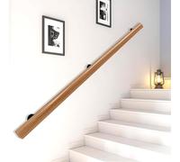 Wooden Stair 1-20ft / 30-600cm Non-Slip Indoor Outdoor Railings for Stairs Safe Mount Support for Home Garden Corridors Lofts Dec Kindergarten Guardra(260cm/8.53ft)