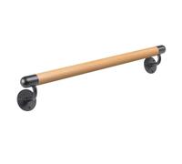 Wooden Staircase Banister Hand Rails - Indoor Outdoor | Wall Mount Handrail for Stair Railing for Home Garden Corridor Lofts | Safety Staircase Handrail(9.2ft/280cm)