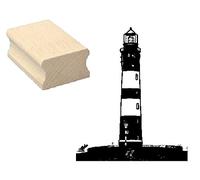 Wooden Stamp Rubber Stamps Amrum Lighthouse Island "Scrapbooking Embossing Nautical Ship Ocean Vacation