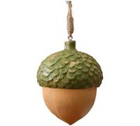 Wooden Star Christmas Tree Ornament Pendant Traditional Style | Natural wood material Multiple color options Classic decor for tree window or display