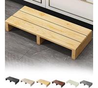 Wooden Step Stool 11/15 cm Height Non-Slip Footrest for Adults Bedside & Kitchen Support Solid Oak Design Ideal for Bathroom Bedroom and Safe Access
