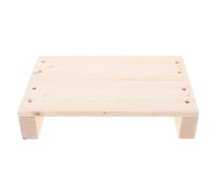 Wooden Step Stool for Adults and Family, 30x20x6cm | Khaki Finish, Easy to Store and Carry, for Kitchen Shelves and Outdoor Reaching