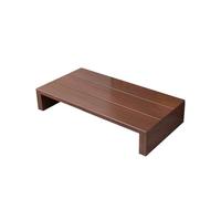 Wooden Step Stool for Adults, Indoor/Outdoor Use, Sturdy Design, Brown h, 40x30x11cm - and Safe Non-Slip Steps for Home and Garden