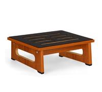 Wooden Step Stool for Adults Seniors with Non-Slip Rubber Feet Step, Heavy Duty Platform Stepping Stools with 450 LBS Capacity for Bedroom Kitchen Bathroom, Bed Steps for High Beds, Bedside Support