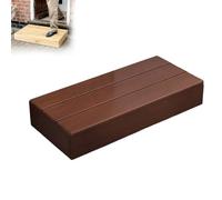 Wooden Step Stool for High Be- NonSlip Footstool Half Step for Easy Access Under Desk Ideal for Loft Be& Elderly - 100×30×11cm Foot Rest