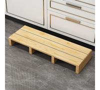 Wooden Step Stool for High Beds - 12/15cm Non-Slip Footstool Solid Wood Helper for Indoor/Outdoor Use Versatile Bedside Step Stool Safe & Sturdy Design