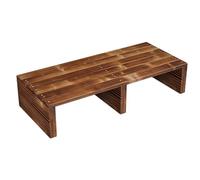 Wooden Step Stool for Seniors - NonSlip Portable Lift for Beds Bathroom Kitchen - Safe and Sturdy Height Increase