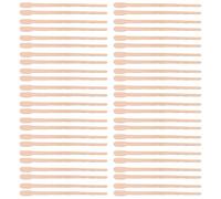 Wooden Stick 1000pcs Wax Applicators Disposable Waxing | Beige Wood, Smooth Surface, Sanitary Single-use, Legs and Eyebrow Use, Home or Professional Waxing
