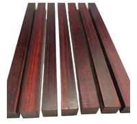 Wooden Sticks for Craft Small Leaf Rosewood Solid Wood Musical Instrument Handle Piece Carving Material Handmade DIY(12x4x1cm)