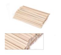 Wooden Sticks Macrame Dowel, Wooden Dowel Rods 1 Pack Multiple Sizes for DIY Crafts Model Making Home Decoration(3x300mm-50pcs)