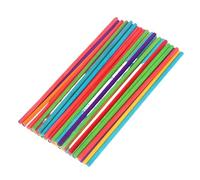 Wooden Sticks Macrame Dowel, Wooden Dowel Rods Pack of 50 Multicolor 10-20cm DIY Crafts(Color Sticks 20cm)