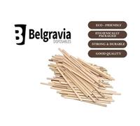 Wooden Hot Drinks Tea Coffee Stick Stirrers 5.5" 140mm Round Ended (1000)