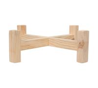 Wooden Stone Grain Grinder Stand for Countertop Milling Support | Rustic Handcrafted Base, Universal Secure Foundation, for Flour Tools, Planters, Home Baking Corners