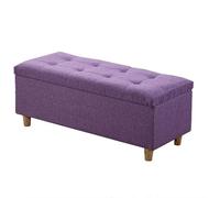 Wooden Stool Upholstered Bedside Stool Versatile Retail Seating Stylish Dressing Room Bench Modern Home Organizer Compact & Durable for Any Space