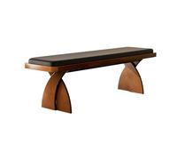 Wooden Storage Bench for Bedroom Entryway or Home Use - Large Leather Shoe Bench at Foot of Bed Modern Design for Stylish nization and Comfort