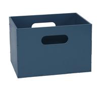 Wooden storage box Blue