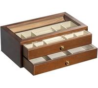 Wooden Storage Box Organizer, Multi-layer Simple Design for Home and Office, Small Size, Ideal for Organizing Accessories and Essentials