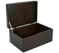 Wooden Storage Box with Hinged Lid | 10 Colours | 3 Sizes | Natural Wood
