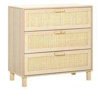 Wooden Storage Cabinet With 3 Drawers, Multi-Purpose Organiser Unit