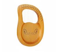 Wooden String Instrument Portable Hand Harp Lap Harp Build Spruce Soundboard Portable Form Suitable for Beginners Learning Folk Tunes Outdoor Music, size to 13, Board Wood
