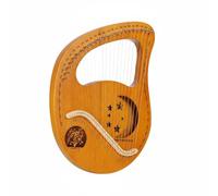 Wooden String Instrument Portable Hand Harp Lap Harp Build Spruce Soundboard Portable Form Suitable for Beginners Learning Folk Tunes Outdoor Music, size to 8, style to 8