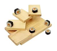 Wooden Sushi Platter - Tiered Sashimi Display, Multi-Level Serving Tray with Smooth Surface, Elegant Accessory for Food Presentation That Makes a Stylish Arrangement Solution for the
