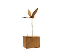 Wooden Swan Dynamic Motion Desktop Display Walnut Beech Handcrafted Mechanical Desk Decoration Elegant Flying Bird Stress Relief Decor Piece For Adults Home Office