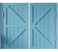 Wooden Swinging Cafe Doors Home Decor & Kitchen Entrance Black & White Sa Doors 80x80cm (31.49x31.49in) for Pub Shop and Partit Use