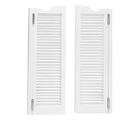 Wooden Swinging Doors - Double Half Partition 28/30/32/36" W Interior Kitchen & Bathroom Decor Western Stripe Wave Top Coffee Bar Door (White 135x90cm)