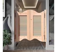Wooden Swinging Doors for Interior Spaces, Western Style Partition with Easy Access for Hallways, Stairs, and Rooms