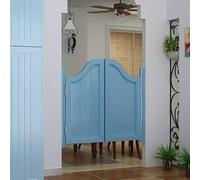 Wooden Swinging Half Door with Auto-Close Hinges, Ideal for Kitchen, Bar, and Shop Entrances, Western Style Interior Partition