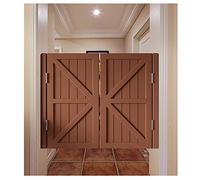 Wooden Swinging Saloon Doors for Home DecorHinged Cafe Entrance Partition Perfect for Kitchen Shop & Restaurant Use Rustic Style Interior Accent