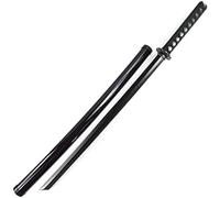 Wooden，Sword Weapon Wooden Sword With Scabbard, Iron Wood Wooden Samurai Sword, Samurai Sword For Kendo Gift Iaido Decor Display Collect Martial Arts Training Ordinary Paragraph/,B-100cm,Scabbard