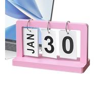 Wooden Table Calendar - Perpetual Table Calendar, Perpetual Table Calendar - Vistaprint Perpetual Wooden Table Calendar, Large Display, Desktop Calendar for Matri