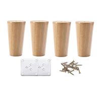 Wooden Table Legs,tapered Furniture Legs,sofa Replacement Feet,chairs,cabinets,bedside Tables,bed Feet With Screws,coffee Table Legs,pack of 4,11 Sizes,straight-12cm/5in